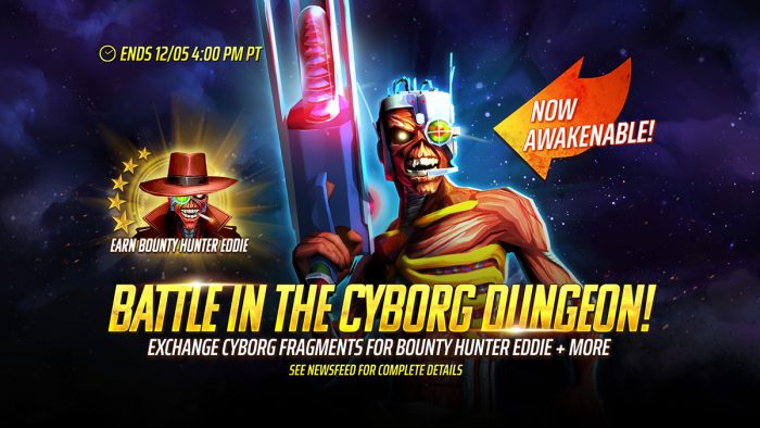 Cyborg Monday Dungeon – Trade Cyborg Fragments for Bounty Hunter Eddie ...