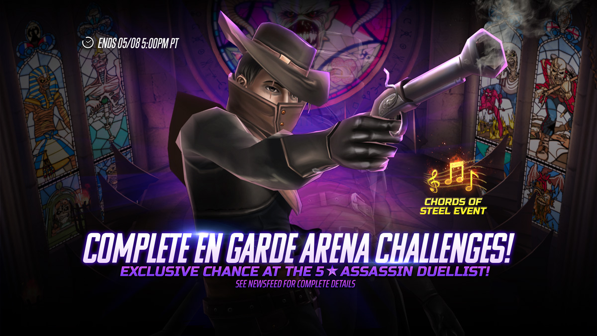 En Garde Arena Exclusive Chance At The 5 Assassin Duellist Iron Maiden Legacy Of The Beast