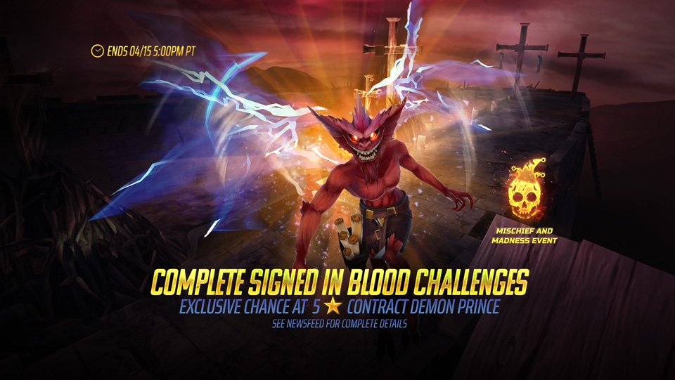 Signed In Blood (Boss Run) – Exclusive chance at the new 5⭐ Contract ...