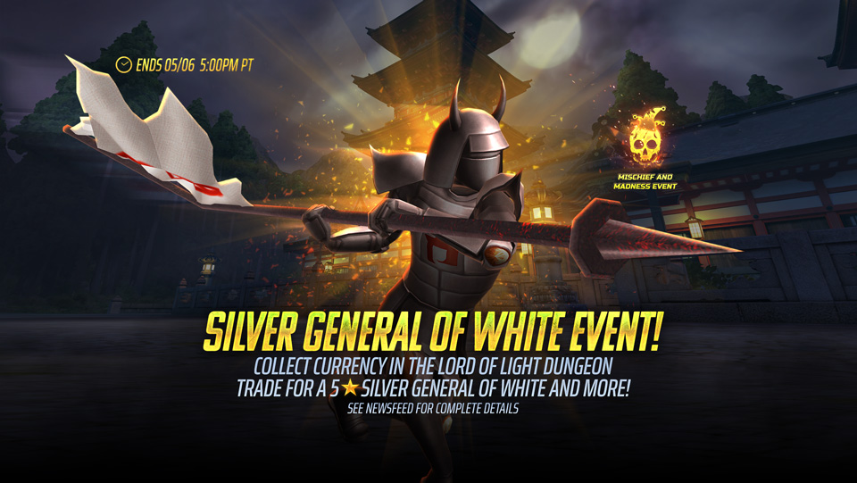 Silver General Of White (Fragment) - Exclusive chance to earn a 5⭐ Silver General Of White!